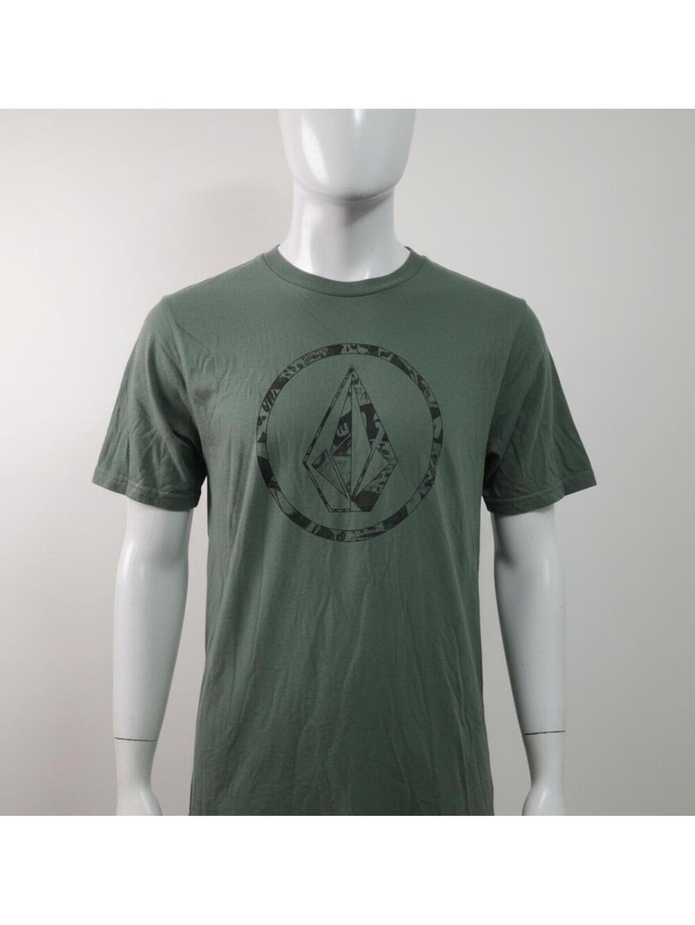 Volcom Men's Green Graphic Logo T-Shirt Size S